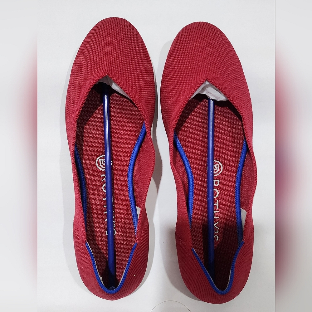 Rothy's Flat Scooter Red Size 9 in Original Packaging